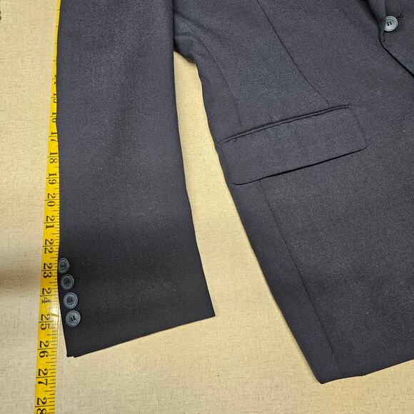 Chadmore Single Breasted Blazer Straight Leg Pants Suit Set Black Men's Large 42 - Picture 16 of 16